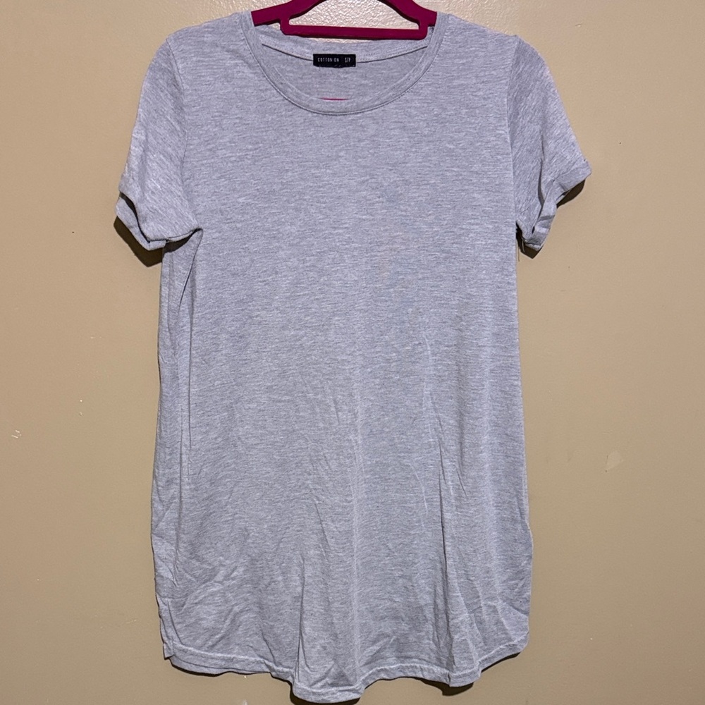 H&M Heather Gray Short Sleeve Tee